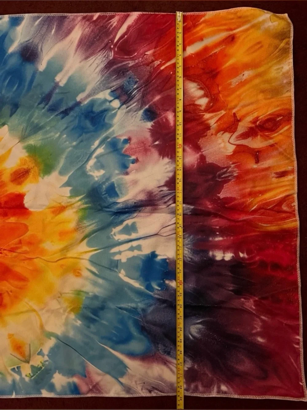 Tie Dye Heart Polyester Beach Towel